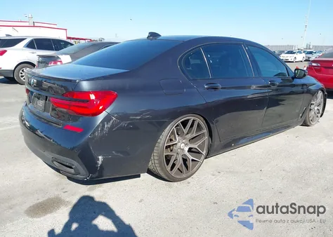 2017 BMW 740I из США, поврежденный, VIN WBA7E2C5XHG739749